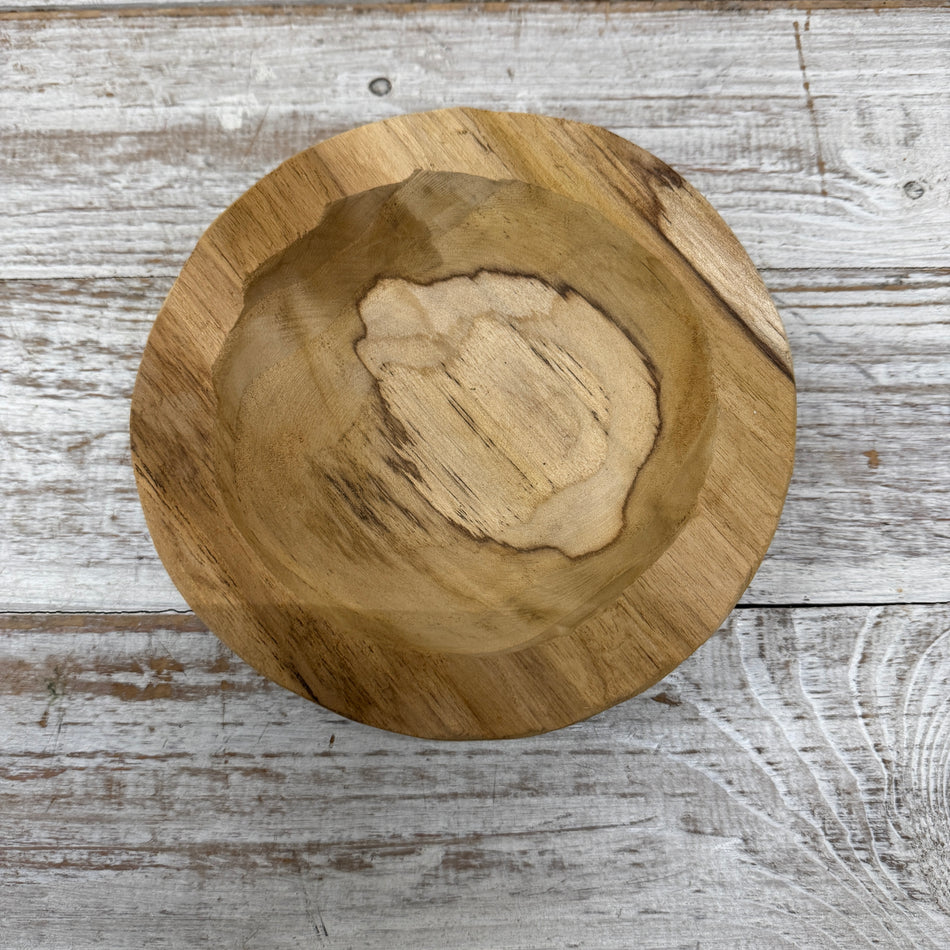 Dijk Teakholz Schale Massivholz Deko Schüssel 18cm
