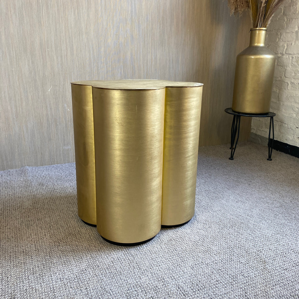 Beistelltisch gebraucht golden glänzend 56cm Tisch
