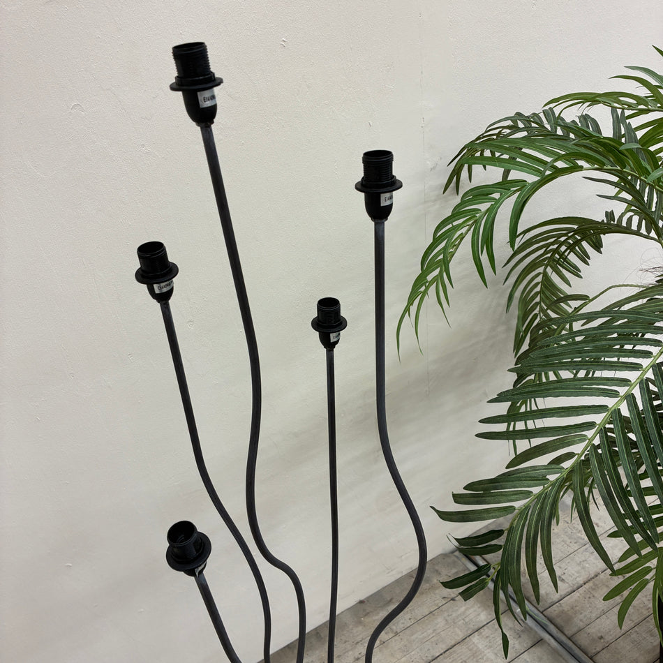 KARE Design Stehleuchte Flexible Berry Cinque Designlampe Schwarz Lampe Gebraucht