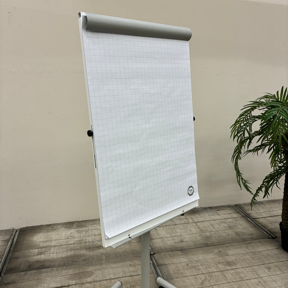 Flipchart Fahrbar Whiteboard Rollfuß Höhenverstellbar Büro Gebraucht