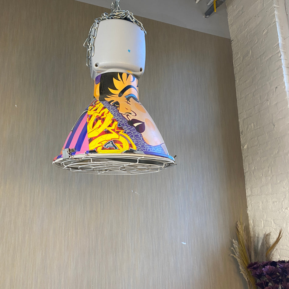 Deko 156 West Coast Custom Lampe Comic Pop Graffiti Kunst Industrieleuchte