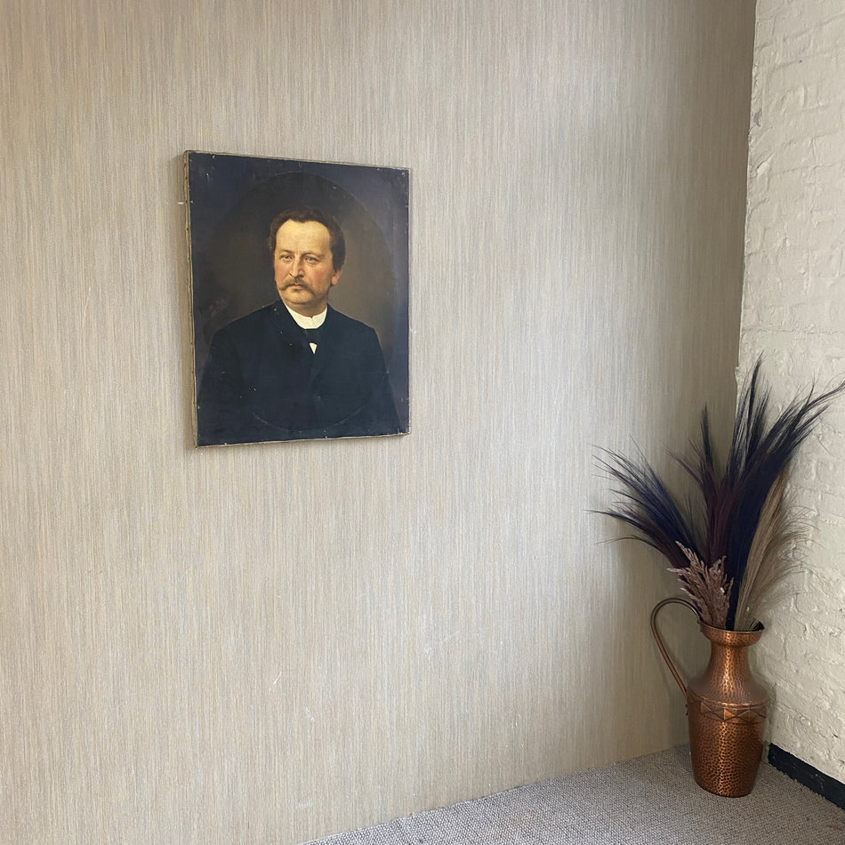 Kunstwerk H. Iser Portrait antik Herrenbildniss 56x70 Wandbild