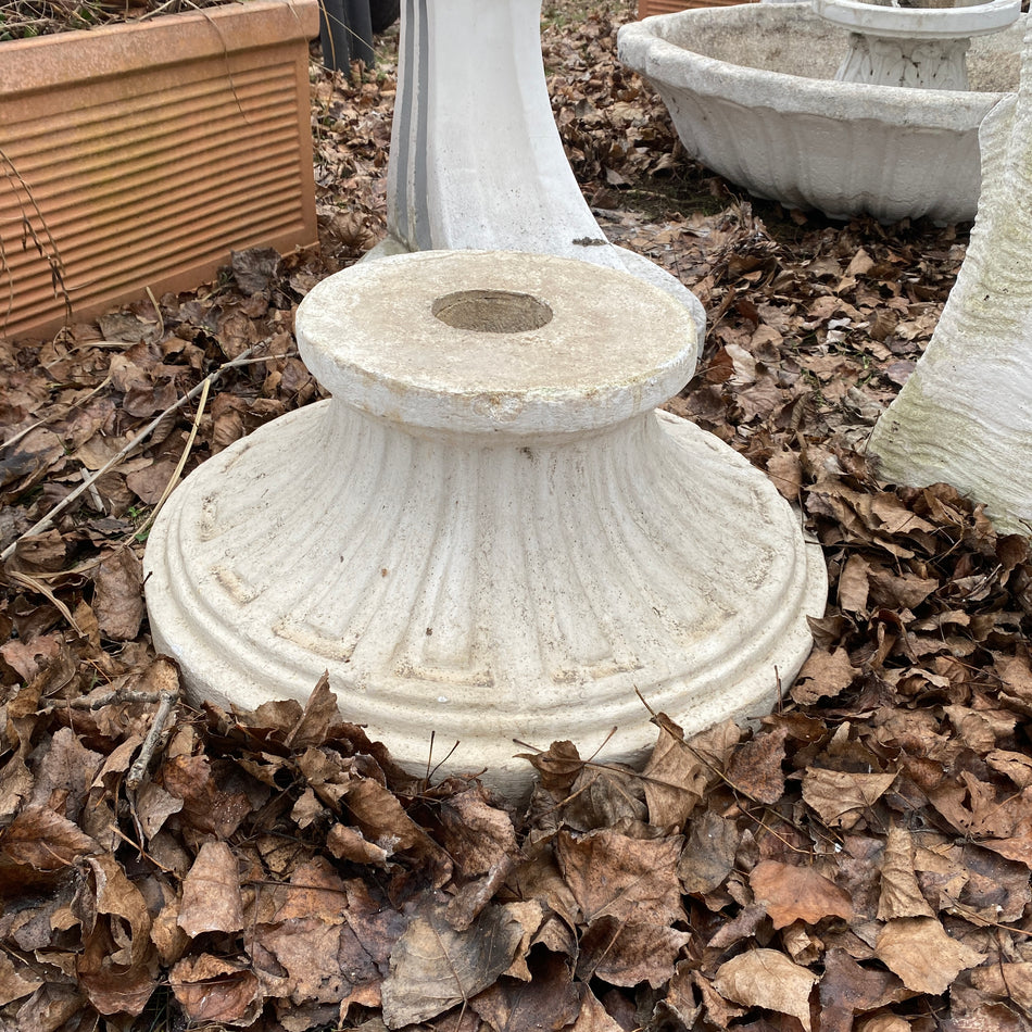 Steindeko Sockel Säulenfuß rund im Antikstil – gebraucht