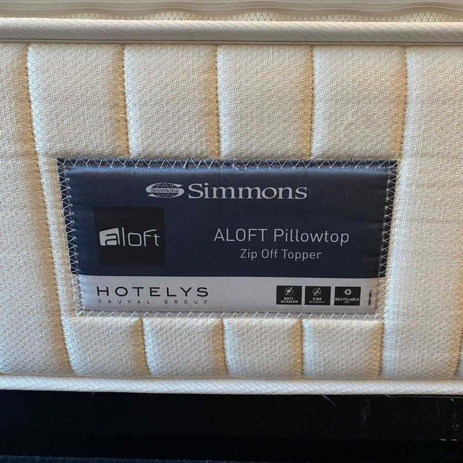 Simmons Pillowtop Matratze 200x200– gebraucht Einzelmatratze 27cm hoch