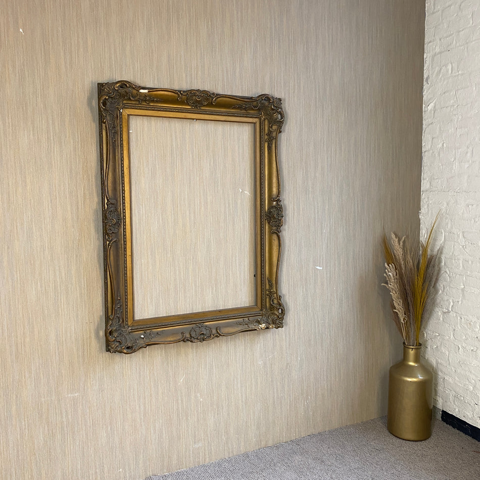 Goldstuckrahmen antik Holz um 1900 Bilderrahmen Rahmen