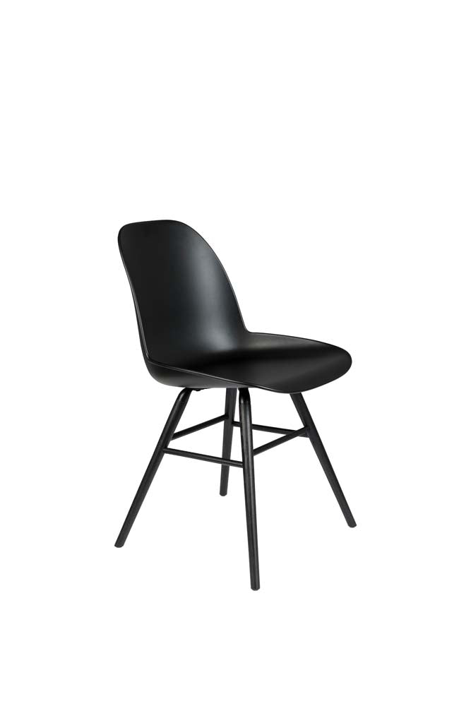 Albert Kuip All Stuhl Schwarz Kunststoff Esche Massivholz