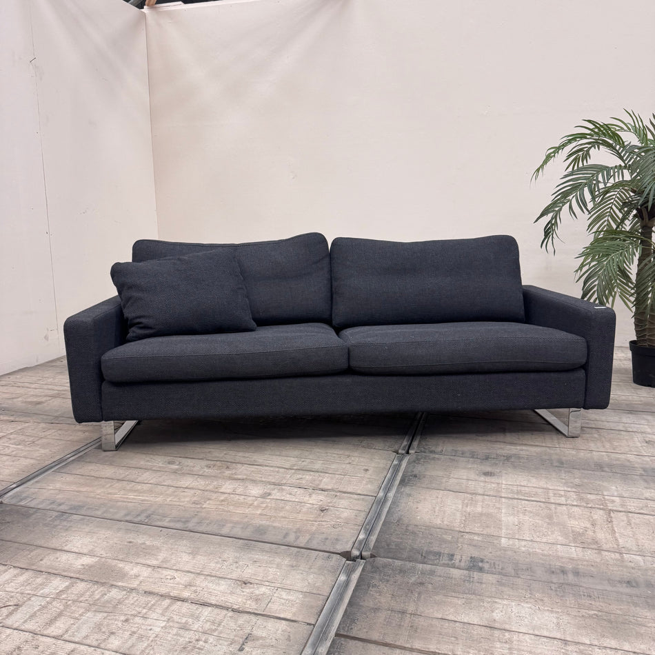 COR Conseta 3-Sitzer Sofa Grau Design-Ikone Couch Gebraucht