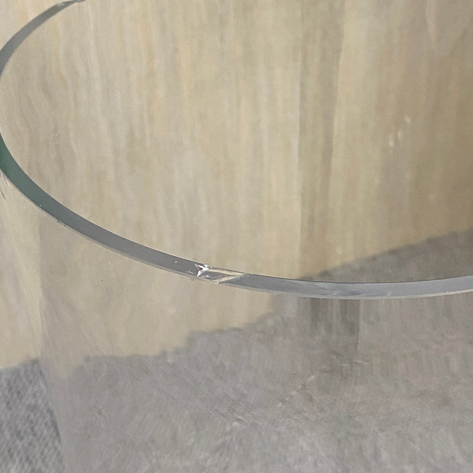 Bodenvase gebraucht transparent Glas 70cm Vase