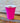 Abfalleimer pink Kunststoff mit Deckel 18,5cm