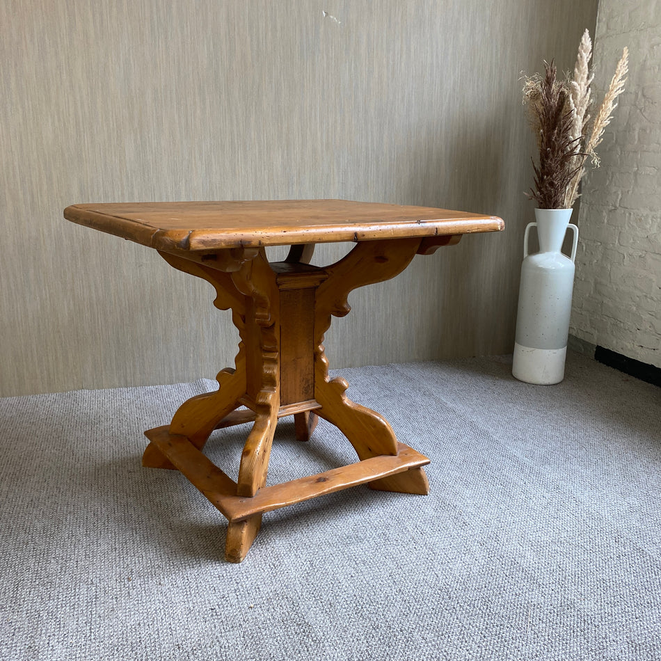 Landhausstil Esstisch antik Massivholz Tisch 75x90