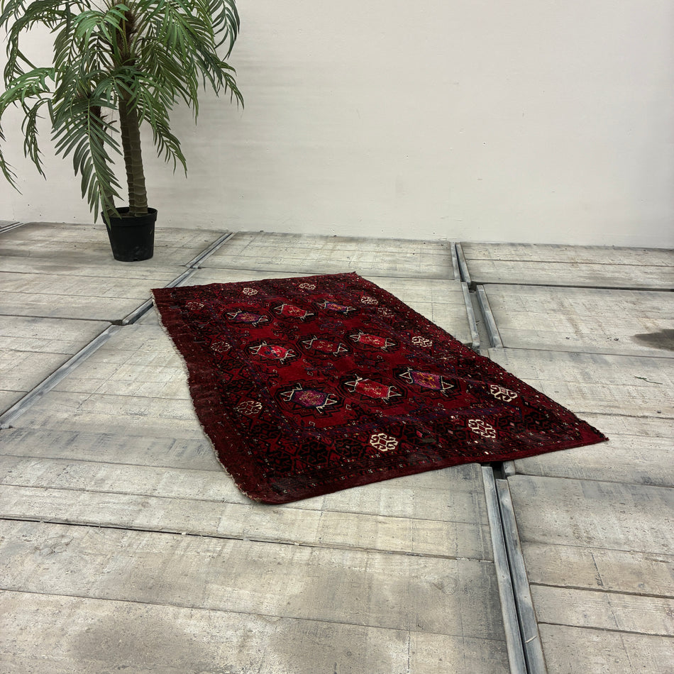 Orientalischer Teppich Vintage Gemustert 91x155