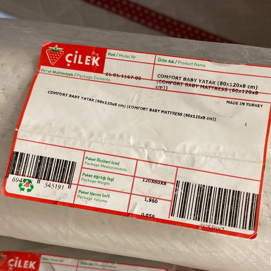 Çilek Comfort Baby Matratze 60x120 Einzelmatratze