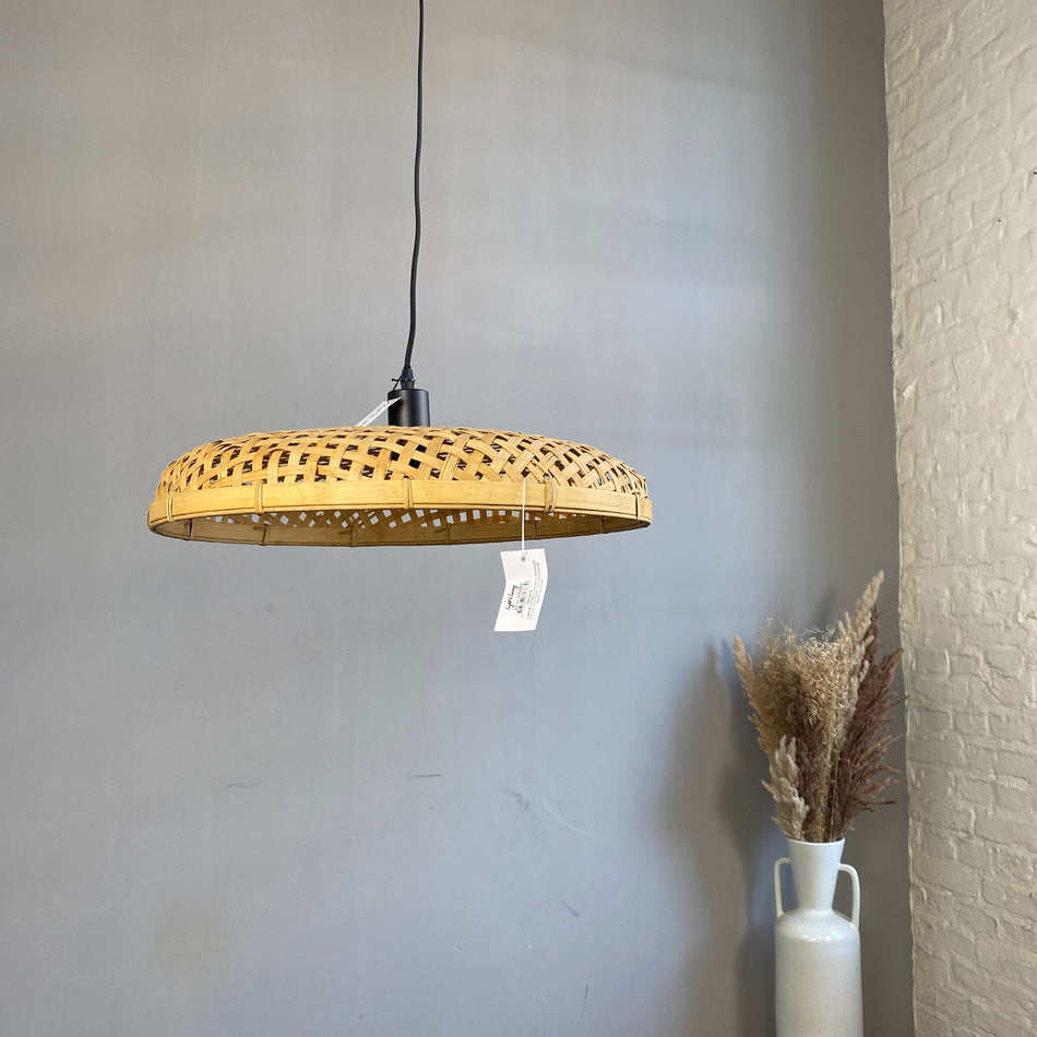 Deckenlampe beige Rattan natürlich 60cm Lampe
