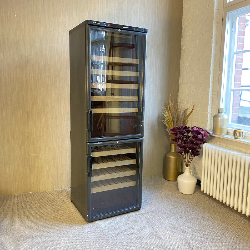 IP Industries Combiwine Weinkühlschrank 2 Zonen Multifunction mit Holzregalen – gebraucht