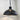 Deckenlampe schwarz Metall Industrial Design Lampe