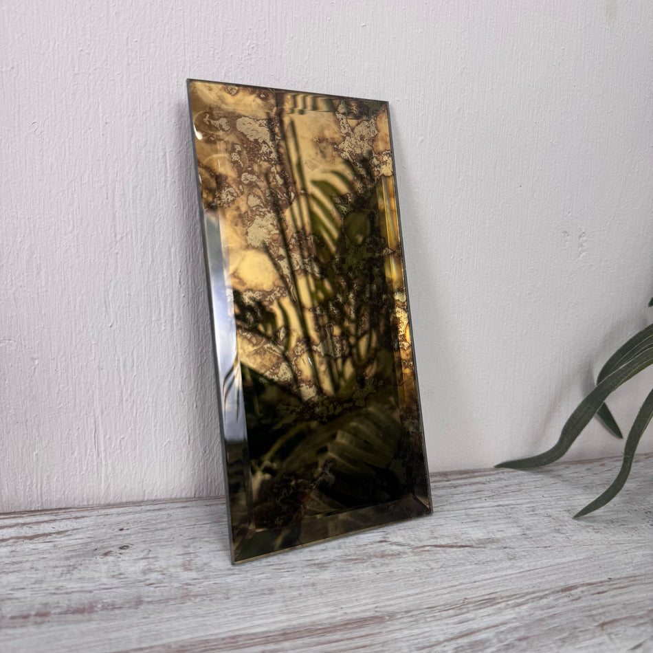 PTMD Facettenglas FlieseGolden Dekoglas Wanddeko