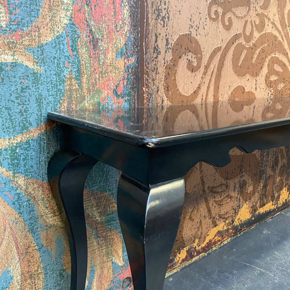 Konsolentisch gebraucht schwarz Holz 300cm Tisch