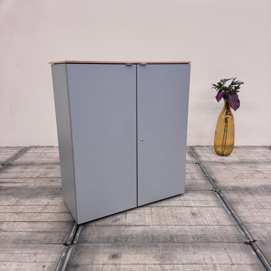 Aktenschrank Highboard mit 2 Schubladen Hängeregister Büro Schrank Gebraucht