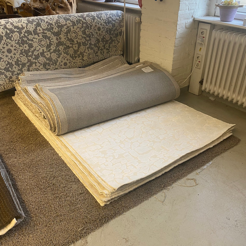 Teppich Creme Steinoptik – Neuware – 120 x 180cm