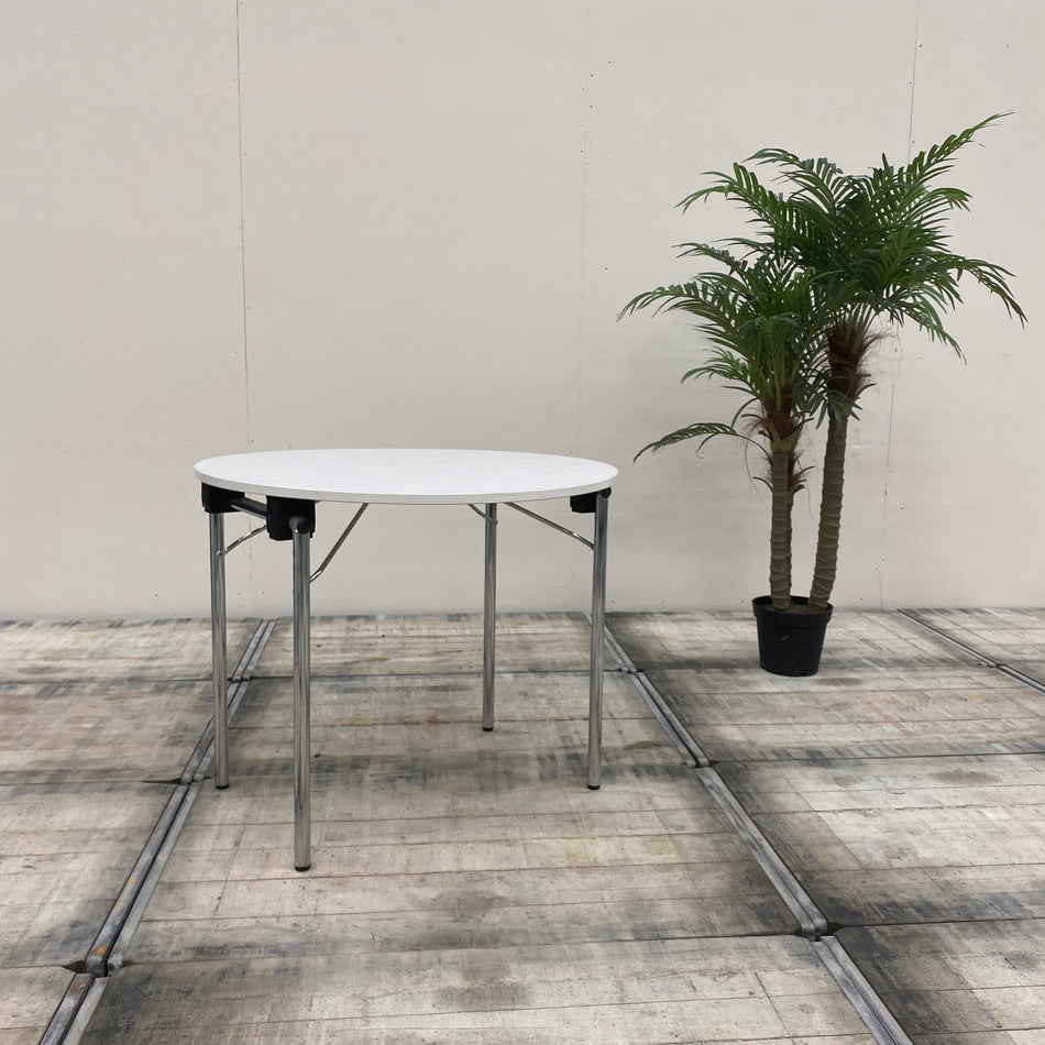 Burgess Rund Banketttisch Klapptisch 90cm Tisch gebraucht