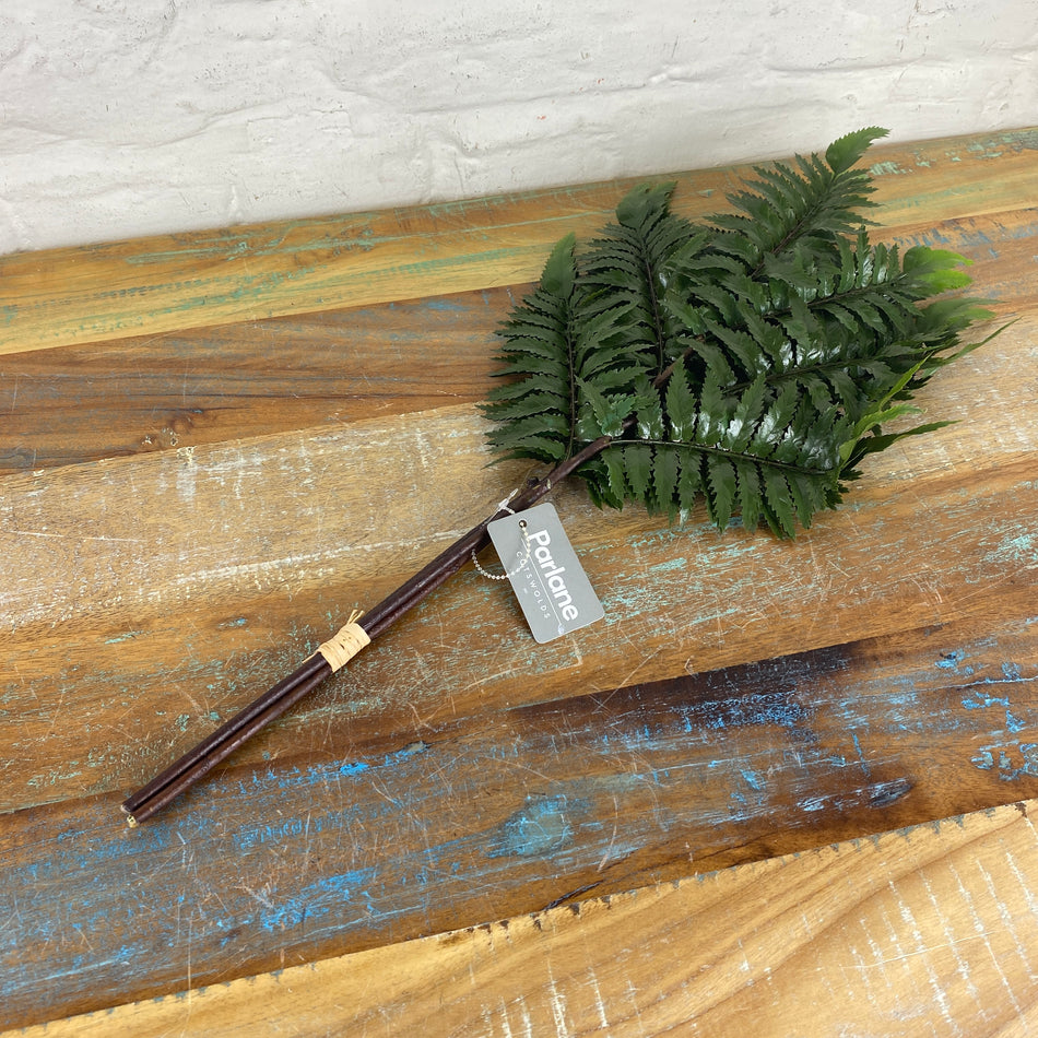 Parlane künstlicher Zweig Farn grün 57 cm 3er Set
