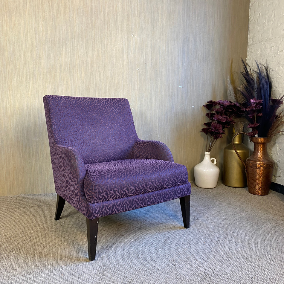 Sessel violett Hotel Atlantic Hamburg Stoff  – hochwertig gebraucht