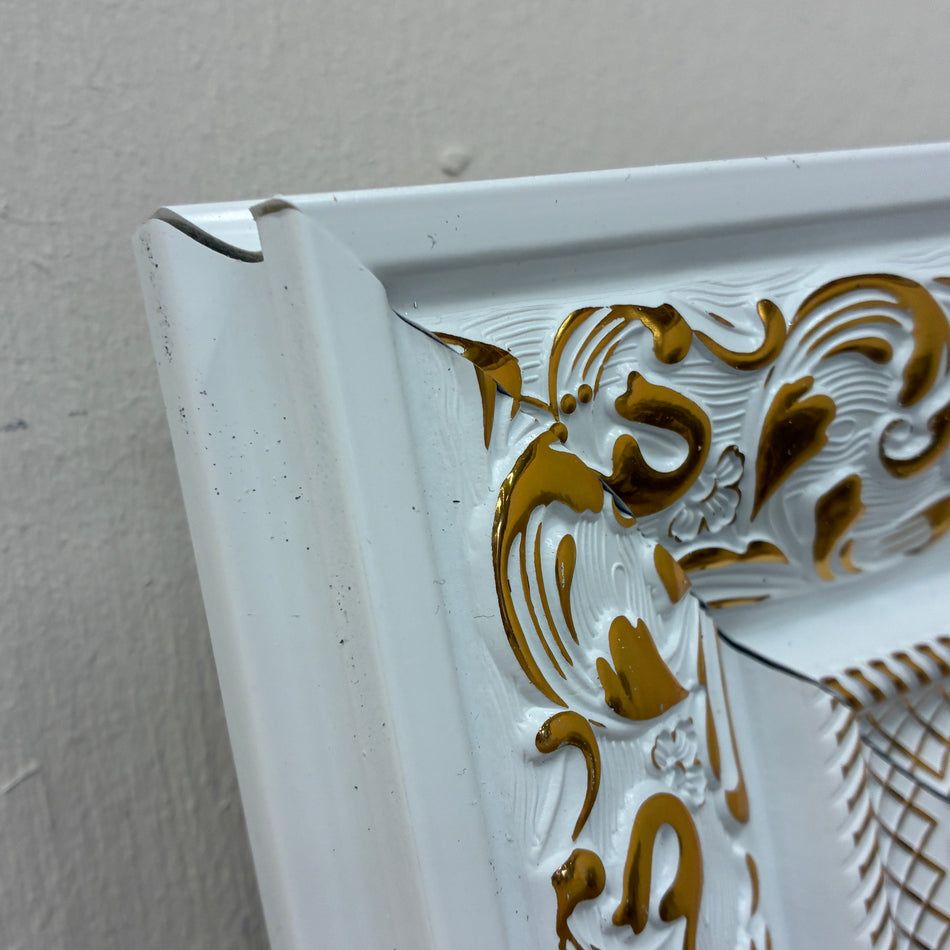 Wandspiegel Weiß/Gold Barock-Stil 185cm Neuware Deko Spiegel