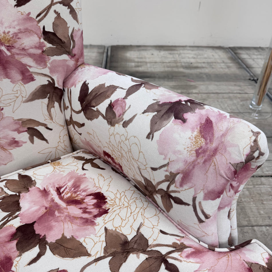 Savolli Sessel Polstersessel Creme Weiß Rosa Gebraucht