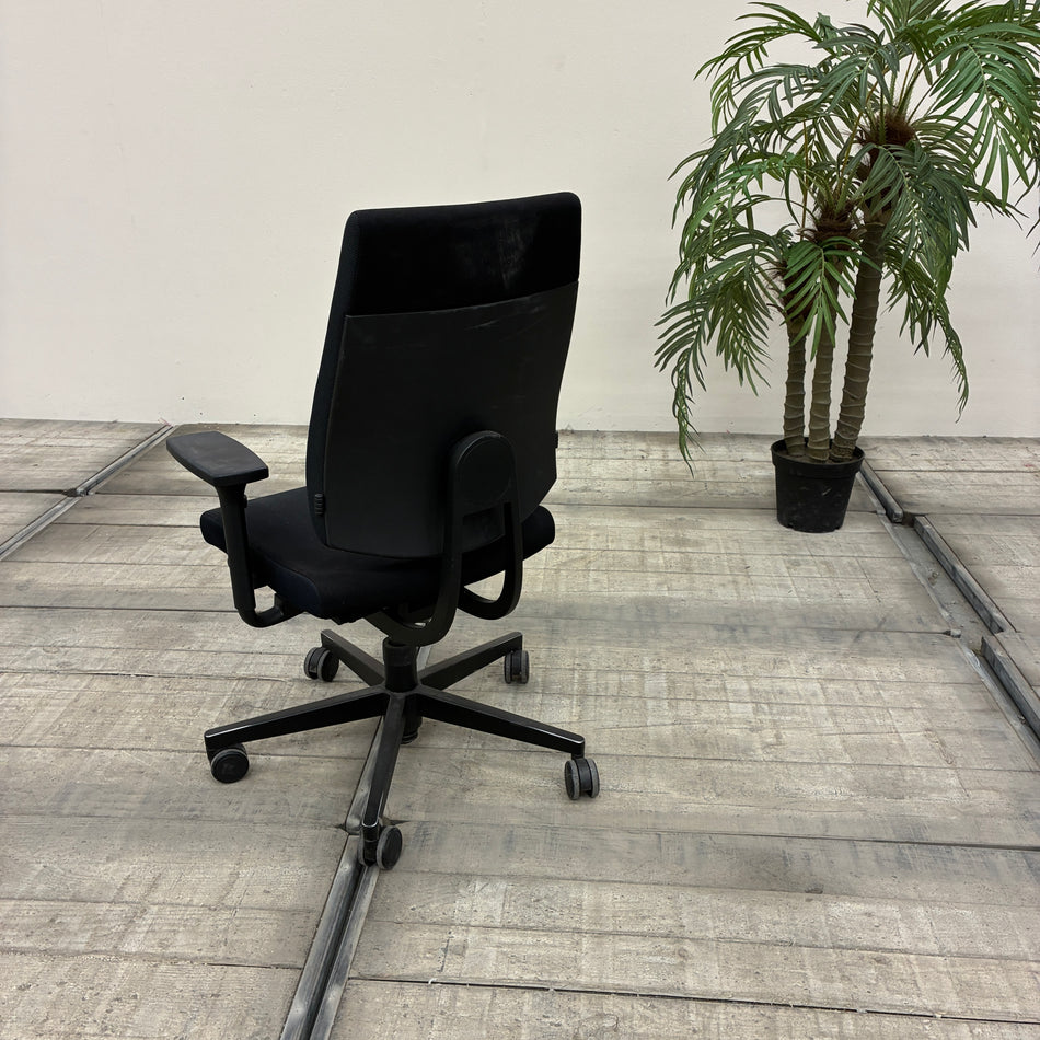 Sedus Black Dot Bürodregstuhl Schwarz Stoff Ergonomisch Armlehnen Bürostuhl Stuhl Gebraucht
