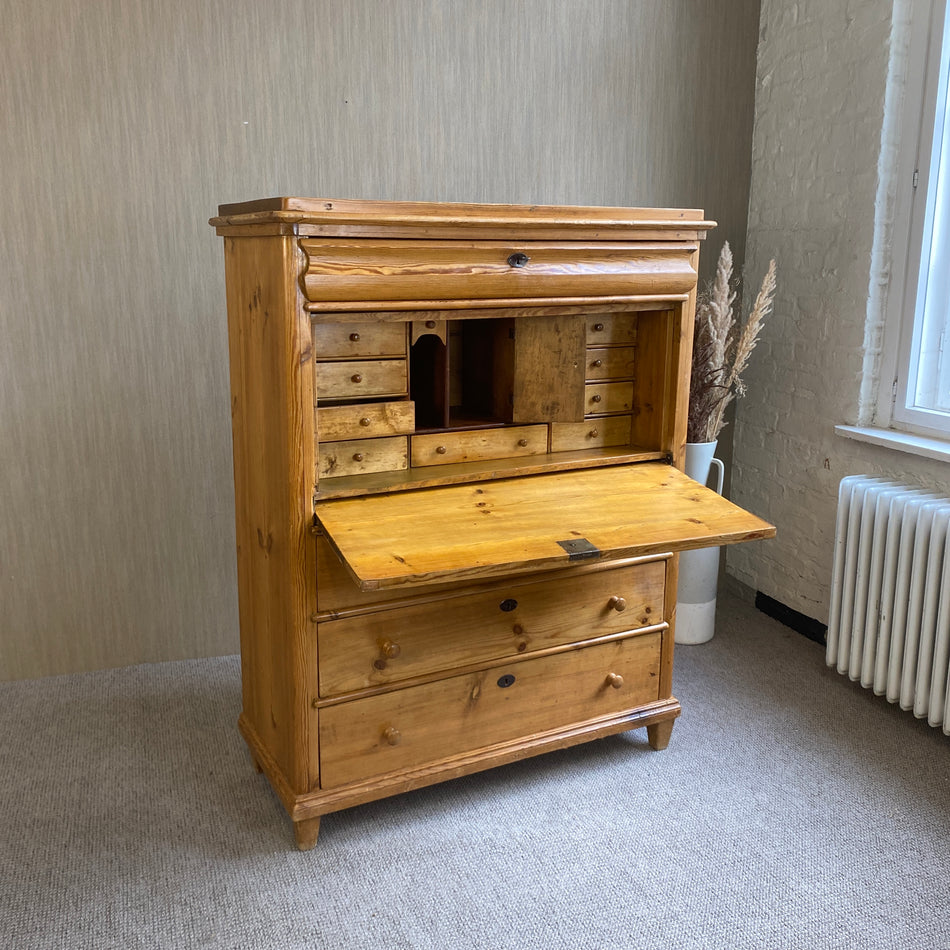 Sekretär antik Massivholz Landhausstil Schrank vintage