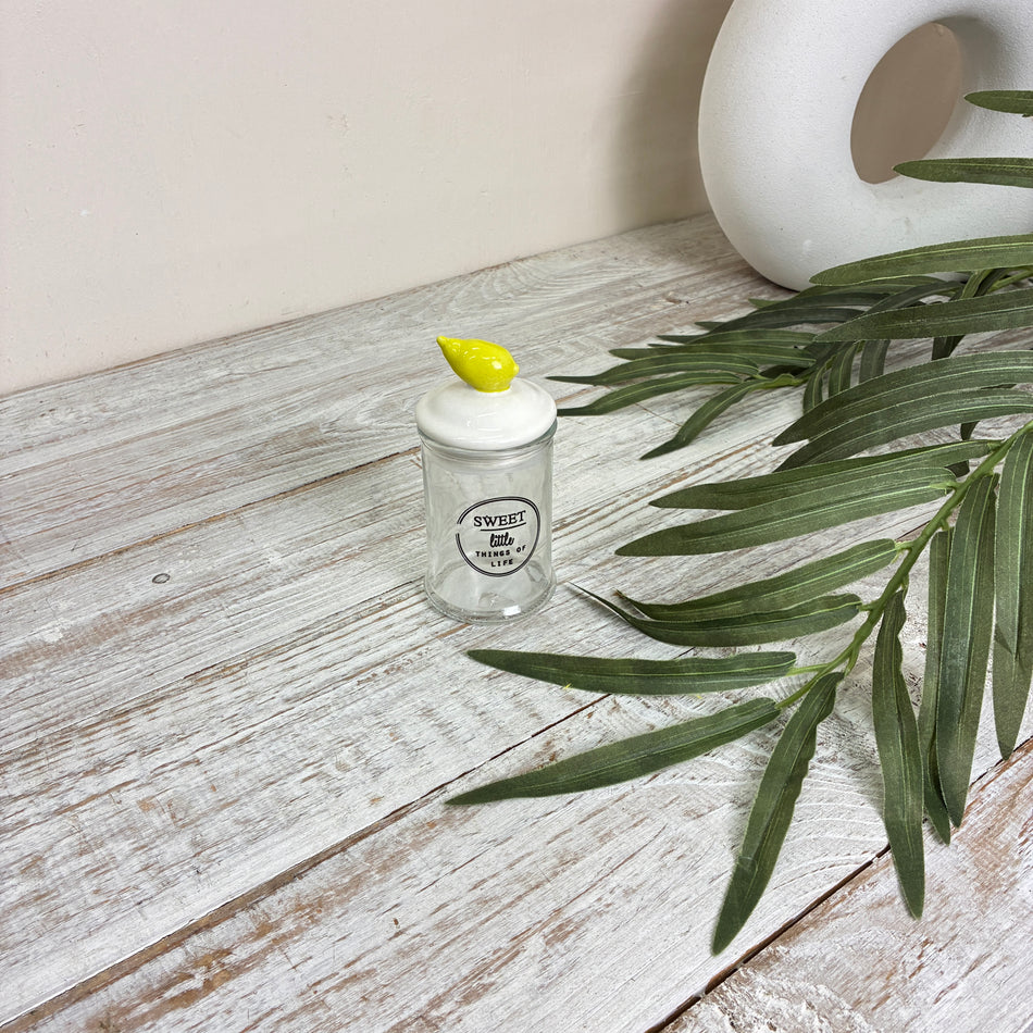 Vorratsglas Zitrone Keramikdeckel Sweet Glas Vorratsdose Deko