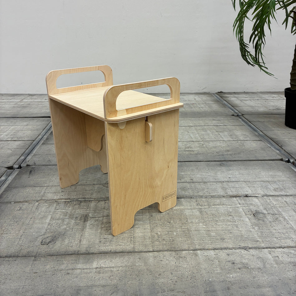 KidsDepot Easyclick Kinderhocker Belfast L Sitzhocker 35cm Holz Natur Hocker