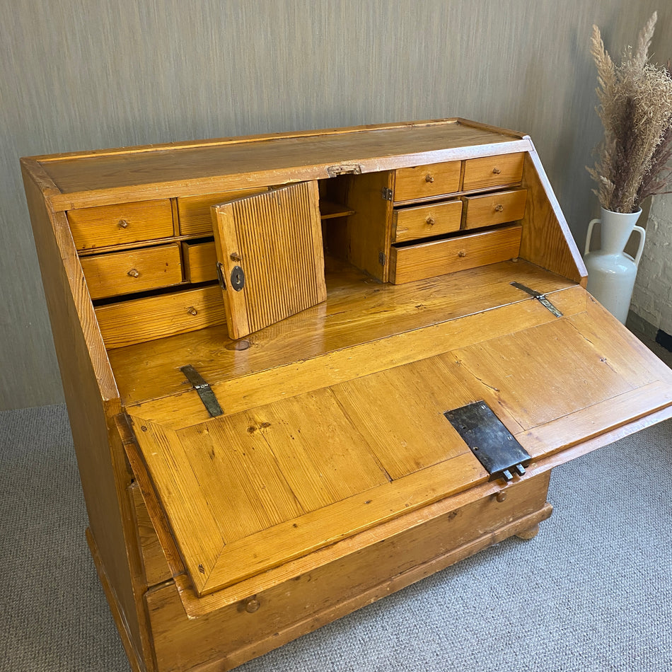 Bauernstil Sekretär antik Weichholz massiv Schrank Landhausstil