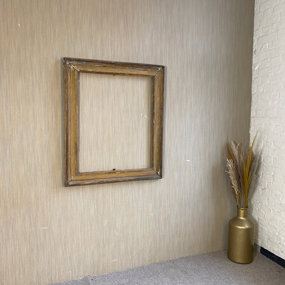 Rahmen antik golden geblattet Bilderrahmen 18./19. Jh.