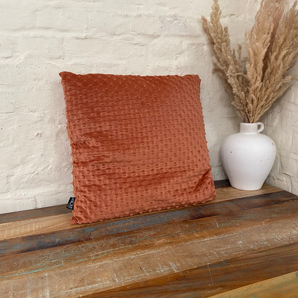 Unique Living Dekokissen Kaat Terra neu orange Stoff Kissen 45 x 45cm