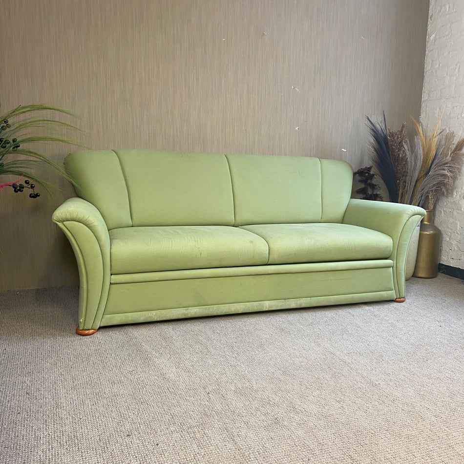 Frommholz Verona Schlafsofa grün 175cm – Sofa Couch gebraucht