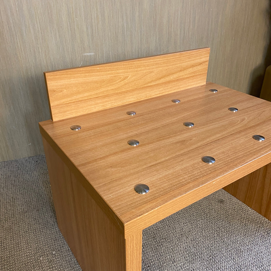 Kofferbank aus Holzdekor – stabile Reisegepäck Ablage – Tisch gebraucht