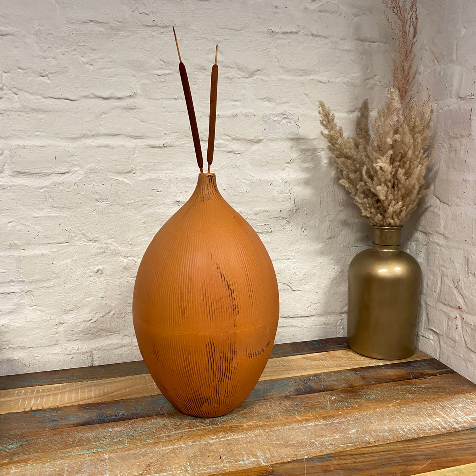 Bodenvase Terrakotta groß Deko Vase