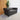 Chesterfield Couch Sofa schwarz 2-sitzer Kunstleder