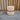 Hocker orange gold Stoff Sitzhocker