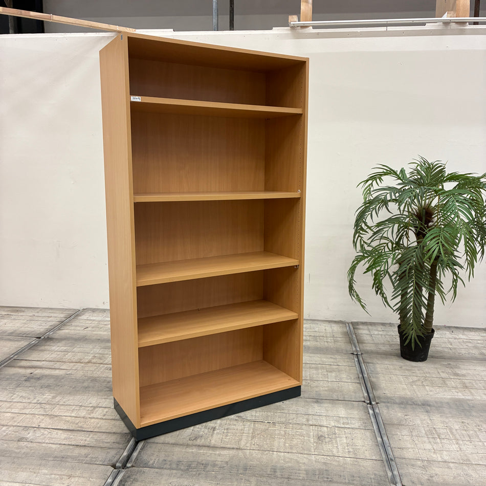 Regal Holz Buche 5OH 4 Einlegeböden Aktenschrank Gebraucht