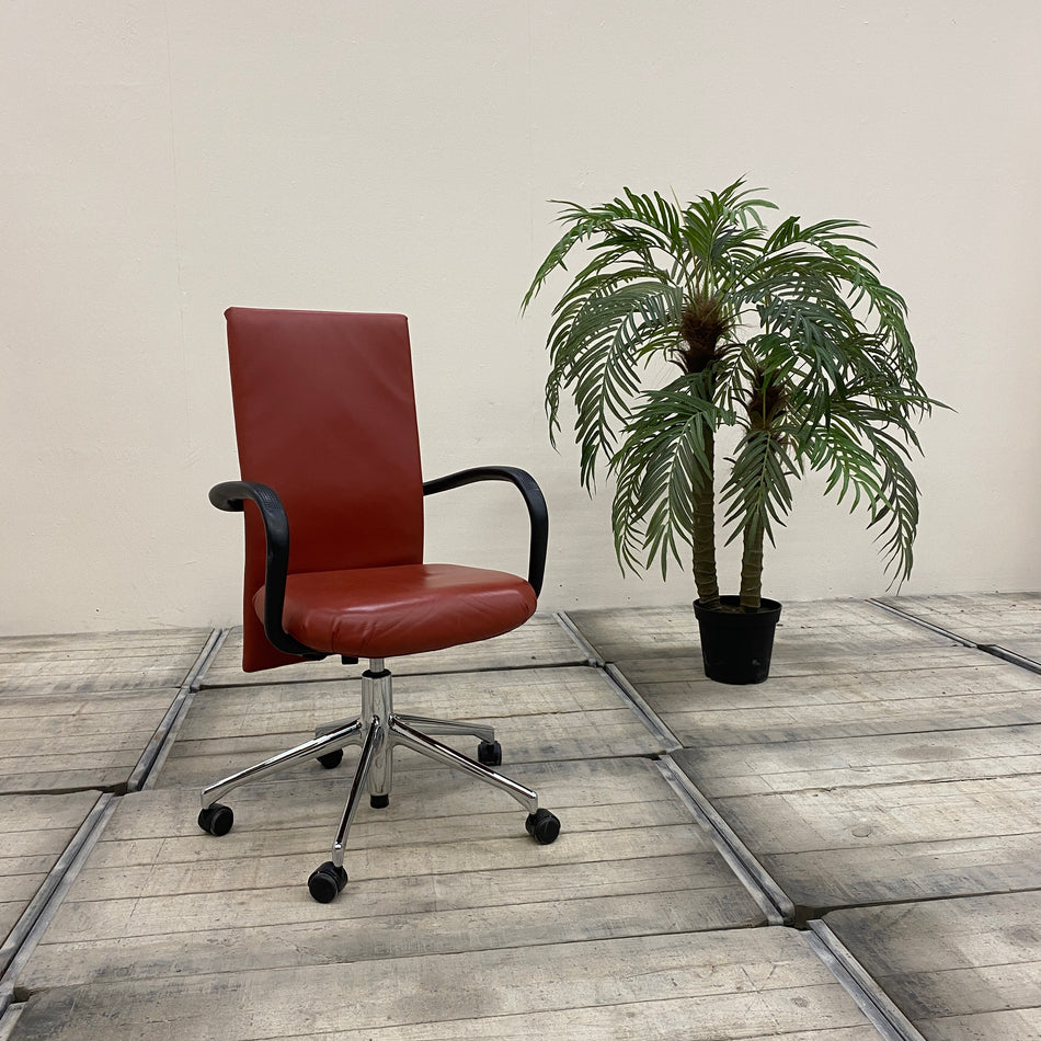 Vitra AC 1 Designer Bürodrehstuhl Antonio Citterio Klassiker Rot Gebraucht