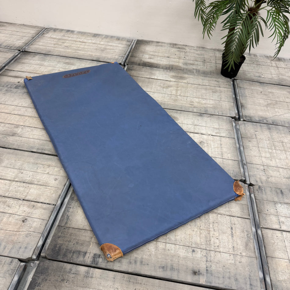 Turnmatte Blau Sportmatte Gymnastik Matte Klappbar Gebraucht