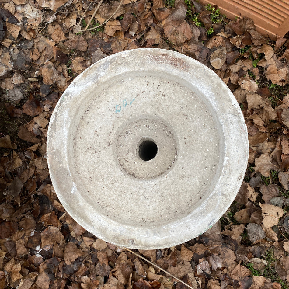 Steindeko Stein Pflanzsäule rund im Antikstil – gebraucht