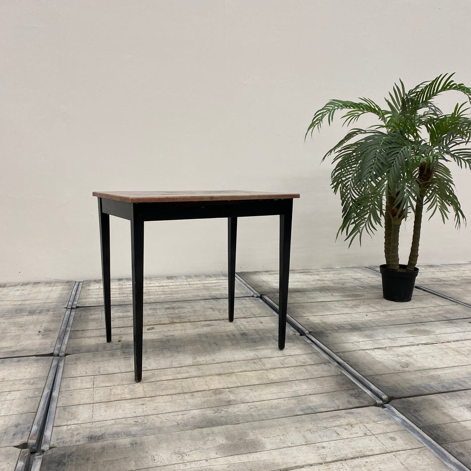 Vintage Tisch Schwarz Holz 80x60 Gebraucht