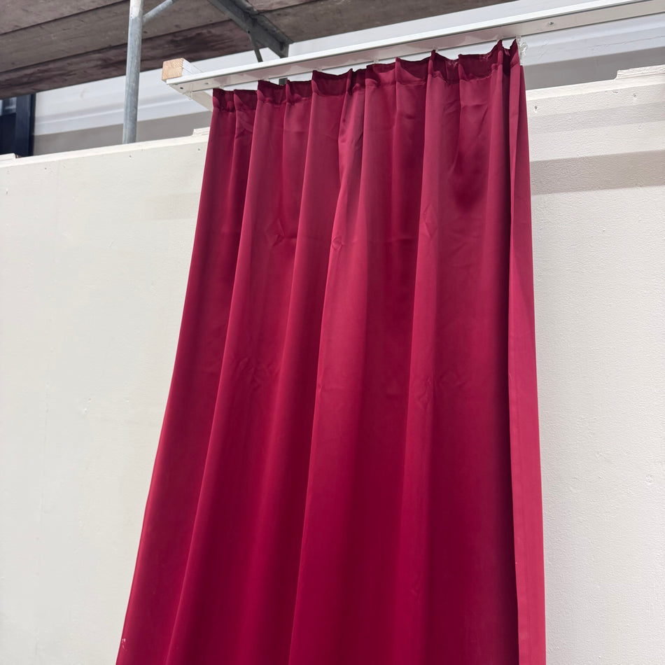 Gardine Dunkelrot 140x275 Verdunkler Vorhang Gebraucht