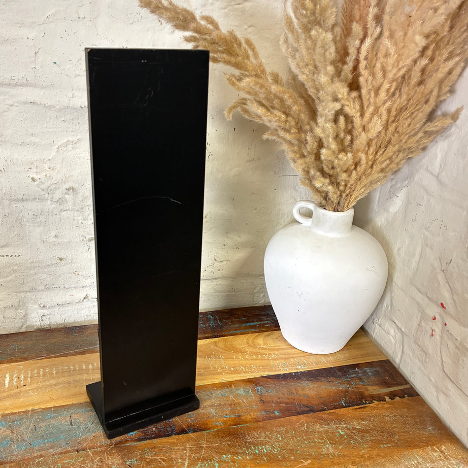 Mandy Aufbewahrungsregal schwarz Holz Metall 43cm