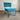 Sessel türkis blau Velours gepolstert samtig Stuhl