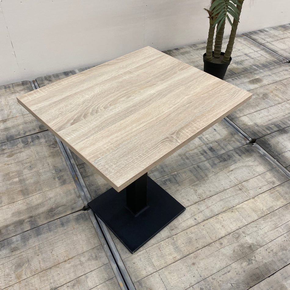 Bistrotisch Eiche Furnier Säulenfuß 70x60 Tisch gebraucht