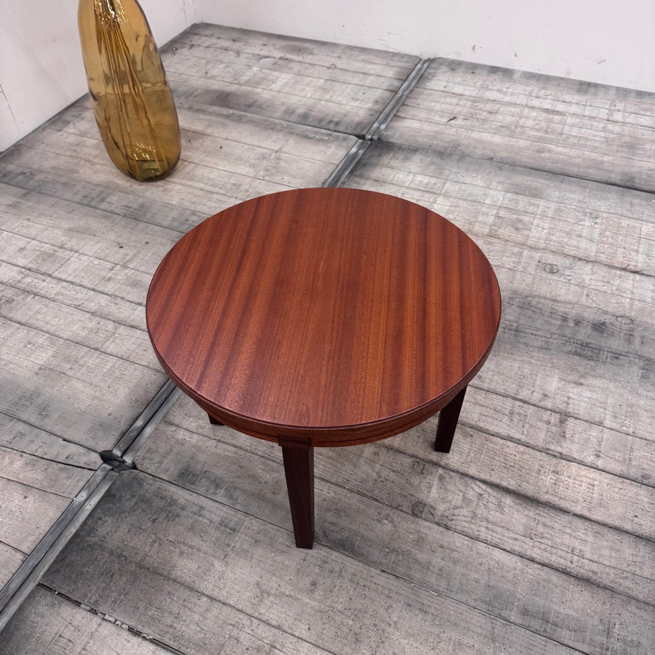 Runder Couchtisch Braun Holz Mid-Century-Design Couchtisch Tisch Gebraucht